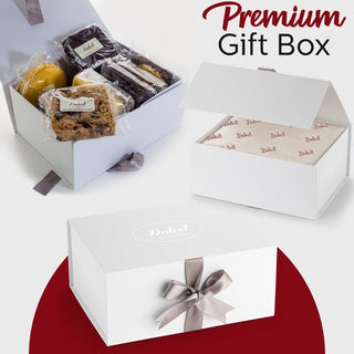 Elegant White Deluxe Gift Box, Dulcet Gift Baskets - A Blissfully Beautiful Boutique