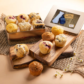 Muffin Assortment Tin, Dulcet Gift Baskets - A Blissfully Beautiful Boutique
