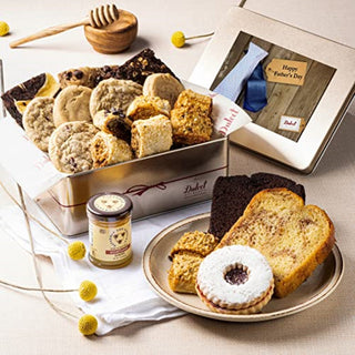 Deluxe Honey & Pastry Gift Tin, Dulcet Gift Baskets - A Blissfully Beautiful Boutique