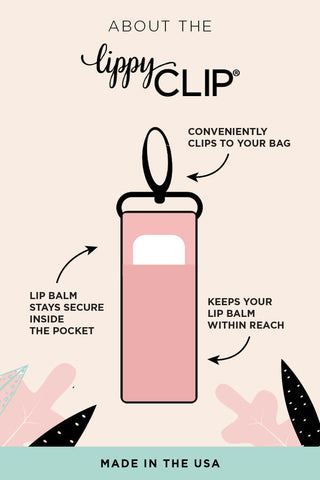 CLASSIC: Peach LippyClip® Lip Balm Holder