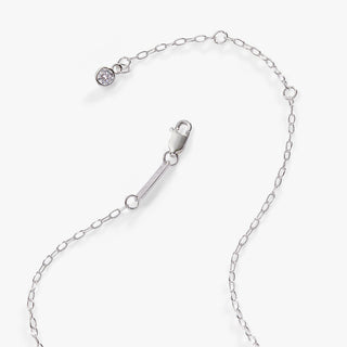 Initial T Precious Elongated Necklace