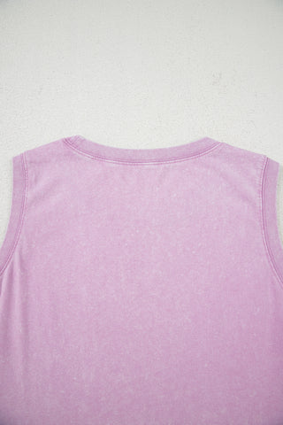 Phalaenopsis Mineral Wash Tank Mini Dress with Pockets, A Blissfully Beautiful Boutique - A Blissfully Beautiful Boutique