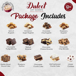 Deluxe Sympathy Pastry Gift Basket, Dulcet Gift Baskets - A Blissfully Beautiful Boutique