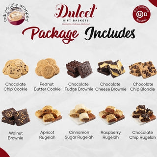 Classic Sweet Treats Box, Dulcet Gift Baskets - A Blissfully Beautiful Boutique