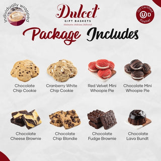 Delightful Sweets Sampler Gift Tin, Dulcet Gift Baskets - A Blissfully Beautiful Boutique