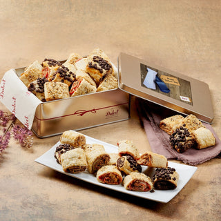 All Flavored Rugelah Assortment Tin, Dulcet Gift Baskets - A Blissfully Beautiful Boutique