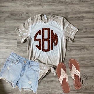 Football Bleach Monogram Graphic Tee, Merch Girls - A Blissfully Beautiful Boutique