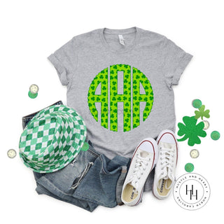 Four Clover Monogram Graphic Tee, Merch Girls - A Blissfully Beautiful Boutique