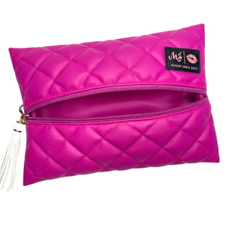 Makeup Junkie - Luxe Quilted Hot Fuschia Pre-Order