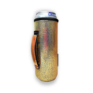 Glimmering Gold 16-24oz Soda & Water Bottle / Tallboy Can Handler™