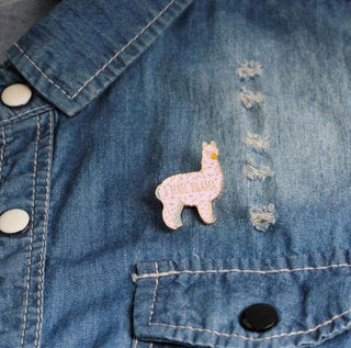 I hate drama Llama Enamel Pin