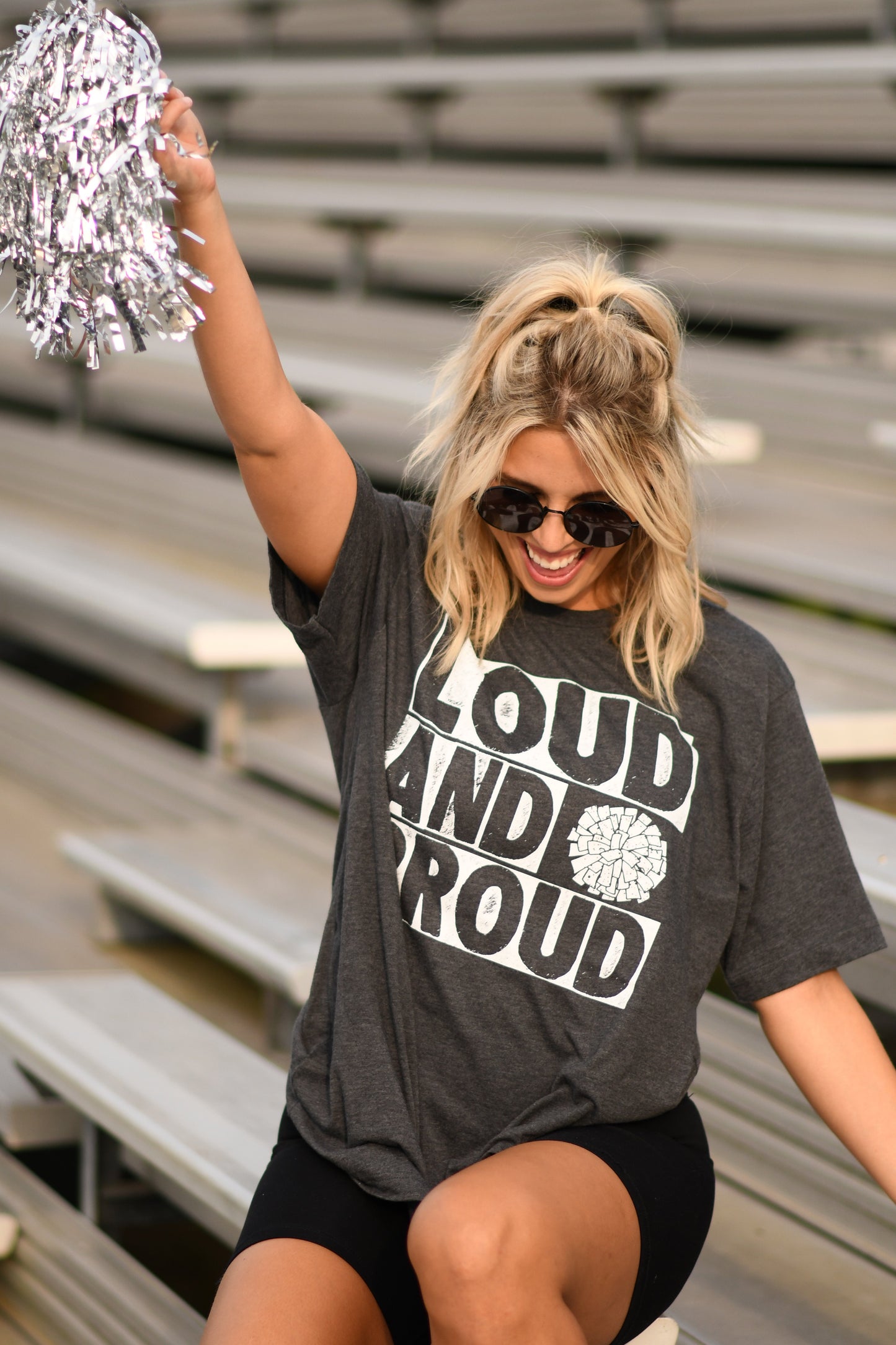 Loud and Proud Cheer PICK YOUR COLOR Tee