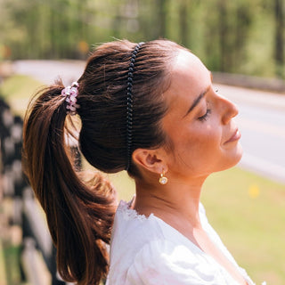 Jet Black Headband, TELETIES - A Blissfully Beautiful Boutique