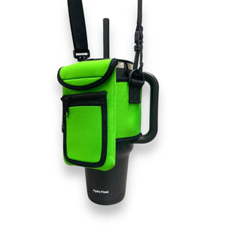 Kelly Green Wrap Around Drink Pocket