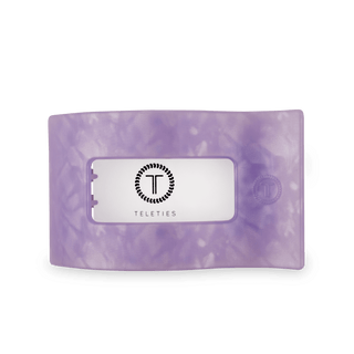 Lavender Mist Large Flat Rectangle Hair Clip, TELETIES - A Blissfully Beautiful Boutique