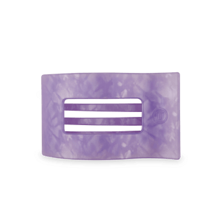 Lavender Mist Medium Flat Rectangle Hair Clip, TELETIES - A Blissfully Beautiful Boutique