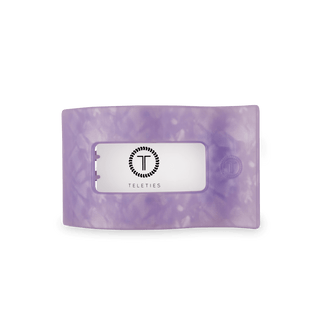 Lavender Mist Medium Flat Rectangle Hair Clip, TELETIES - A Blissfully Beautiful Boutique