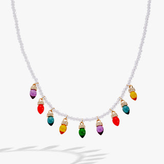 Christmas Light Bulb Necklace