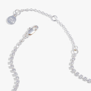 "Love" Crystal Tennis Necklace