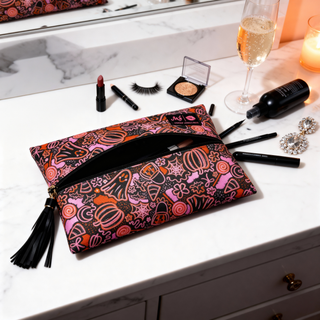 Trick or Treat Doodle, Makeup Junkie Bags - A Blissfully Beautiful Boutique