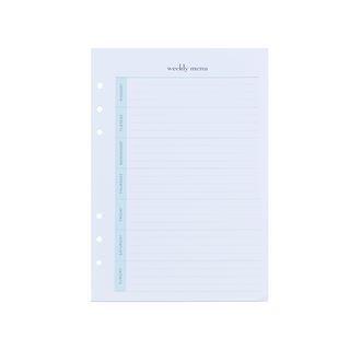 A5 Refills for Meal Planning, To-Do Lists & Notes, momAgenda - A Blissfully Beautiful Boutique