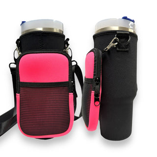 Neon Pink Clip On Pocket Attachment, Drink Handlers - A Blissfully Beautiful Boutique