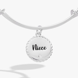 Niece 'Unbreakable Bond Of Love And Friendship' Charm Bangle