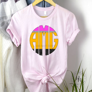 No. 2 Pencil Monogram Graphic Tee, Merch Girls - A Blissfully Beautiful Boutique