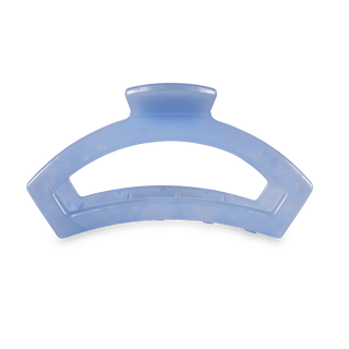 Open Blue Lagoon Medium Hair Clip, TELETIES - A Blissfully Beautiful Boutique