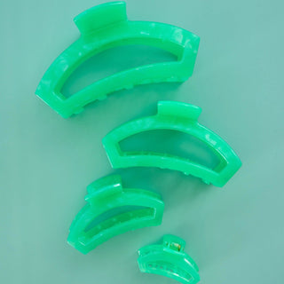 Open Spring Splash Medium Hair Clip, TELETIES - A Blissfully Beautiful Boutique