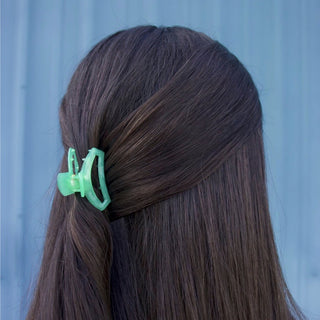 Open Spring Splash Tiny Hair Clip, TELETIES - A Blissfully Beautiful Boutique