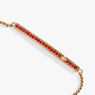July Everyday Birthstone Pave Bolo Bracelet