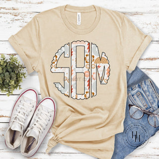 Peace & Love Monogram Graphic Tee, Merch Girls - A Blissfully Beautiful Boutique
