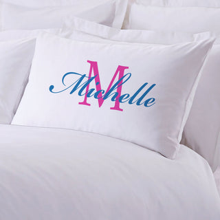 Personalized Monogram Custom Pillow Case |  Sleeping Pillowcase | 20"x30" standard pillowcase | 100% ultra soft microfiber |, Monogram Online - A Blissfully Beautiful Boutique