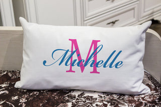 Personalized Monogram Custom Pillow Case |  Sleeping Pillowcase | 20"x30" standard pillowcase | 100% ultra soft microfiber |, Monogram Online - A Blissfully Beautiful Boutique