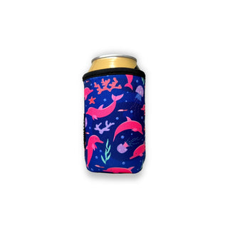 Pink Dolphins 12oz Stubby Can Handler™