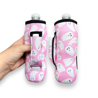 Pink Ghost 16-24oz Soda & Water Bottle / Tallboy Can Handler™, Drink Handlers - A Blissfully Beautiful Boutique