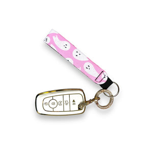 Pink Ghost Wristlet Keychain, Drink Handlers - A Blissfully Beautiful Boutique
