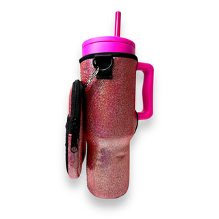 Pink Party Clip On Pocket Attachment, Drink Handlers - A Blissfully Beautiful Boutique