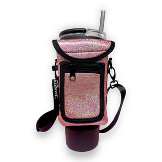 Pink Party Wrap Around Drink Pocket, Drink Handlers - A Blissfully Beautiful Boutique