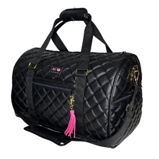 Makeup Junkie - Luxe Quilted Onyx Duffel Pre-Order