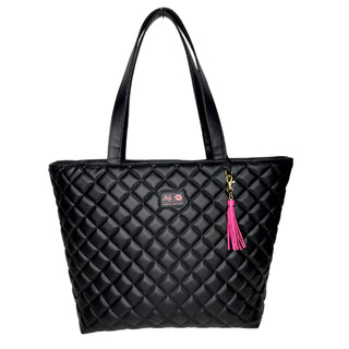 Makeup Junkie - Luxe Quilted Onyx Tote Pre-Order