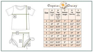 Olivia Diamond Rash Guard Swimsuit, Oopsie Daisy - A Blissfully Beautiful Boutique