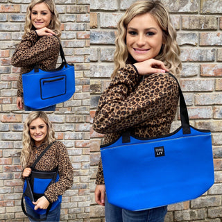 Royal Blue Neoprene Tote