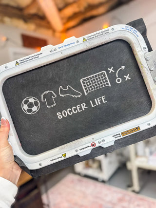 Soccer Life Icons Embroidered Shirt | QUICK SHIP, Merch Girls - A Blissfully Beautiful Boutique