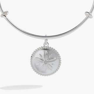 Sand Dollar Charm Bangle