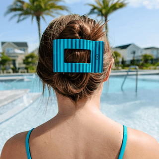 Splash Zone Large Flat Rectangle Hair Clip, TELETIES - A Blissfully Beautiful Boutique