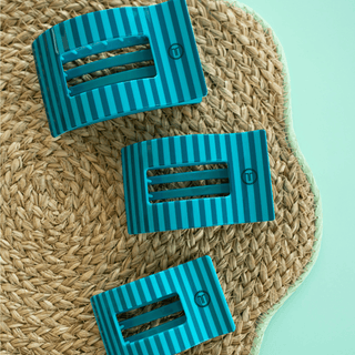Splash Zone Small Flat Rectangle Hair Clip, TELETIES - A Blissfully Beautiful Boutique