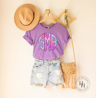 Spring Monogram Graphic Tee, Merch Girls - A Blissfully Beautiful Boutique