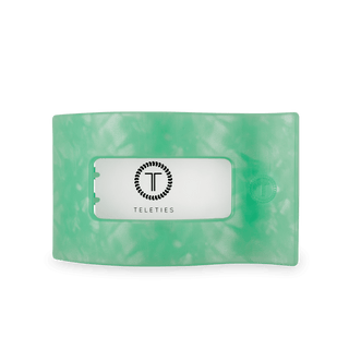 Spring Splash Large Flat Rectangle Hair Clip, TELETIES - A Blissfully Beautiful Boutique